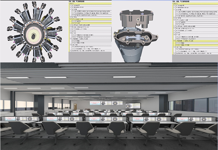 活塞式航空发动机交互式3D仿真教学与训练系统